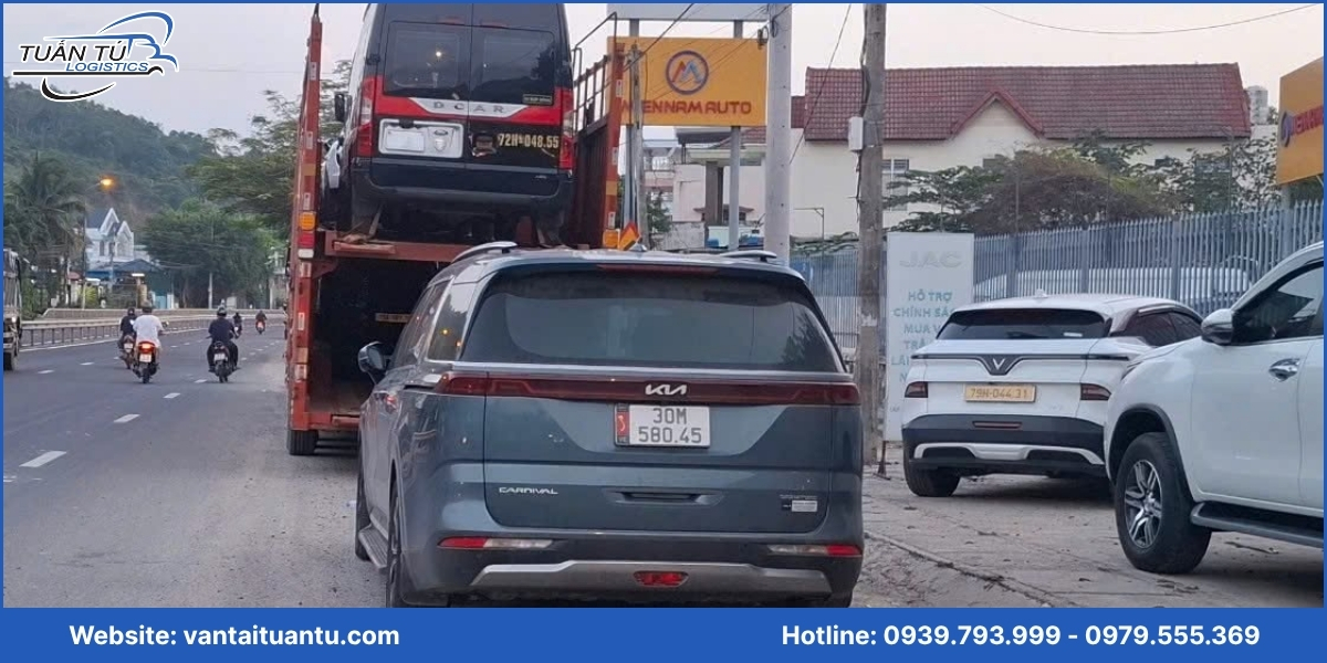 Các loại xe chuyên dùng vận chuyển xe ô tô đi tỉnh
