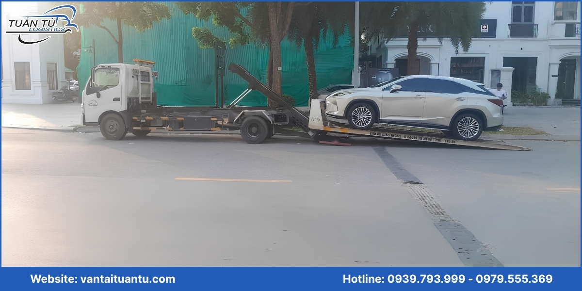 Lưu ý về dịch vụ vận chuyển ô tô đi check xe