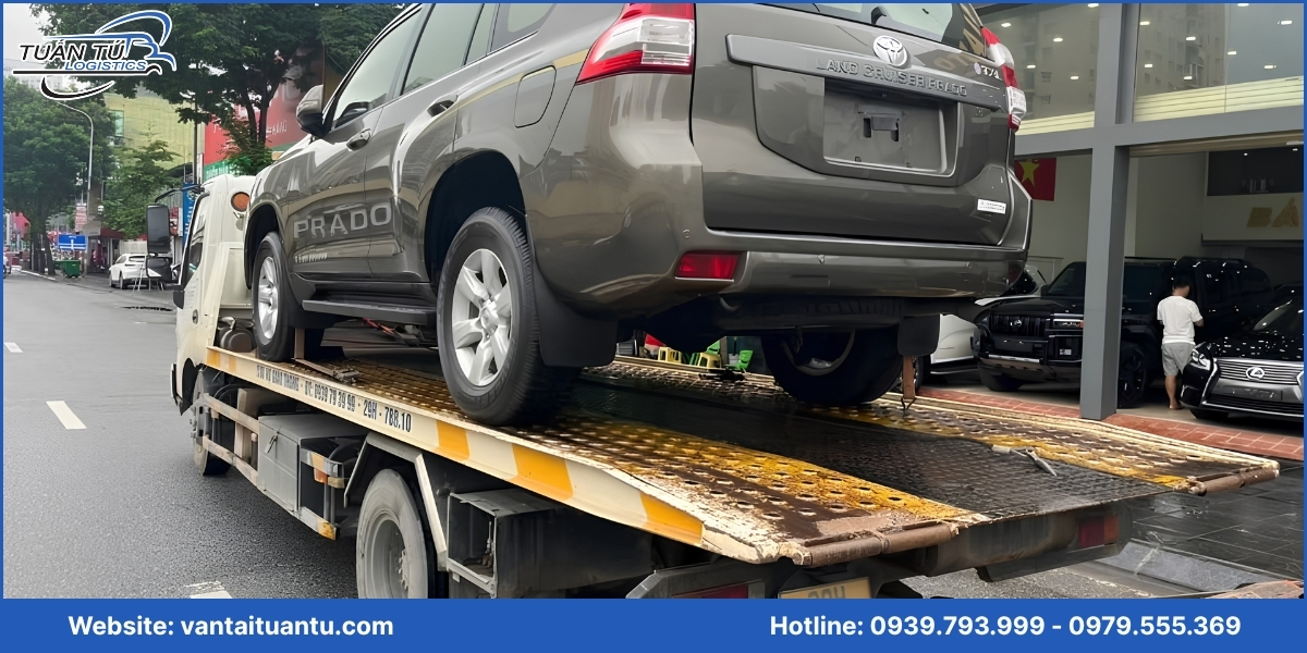 Quy trình vận chuyển xe ô tô đi sửa chữa tại Vận Tải Tuấn Tú