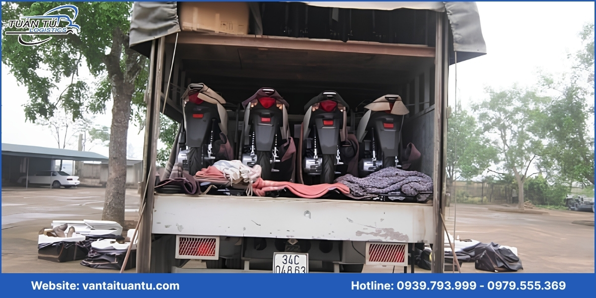 Thời gian vận chuyển xe mô tô tận nơi